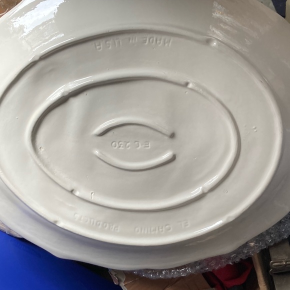 Serving Platter with Turkey Embossed El Camino - Picture 3 of 5